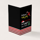 Vrolijk en helder, kerst Kaarten (Buitenkant)