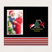 Vrolijk en helder, kerst Kaarten (Binnenkant ongevouwen)