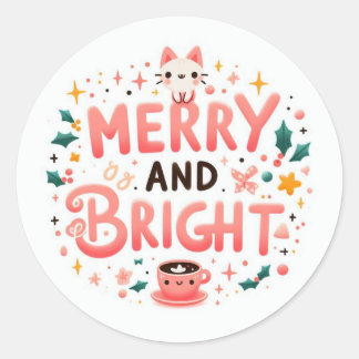Vrolijk en helder, Kerst stickers