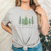 Vrolijk en helder kerstboom Shirt
