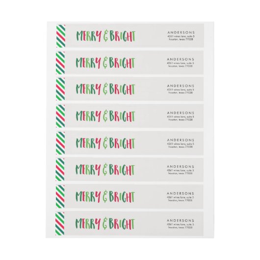 Vrolijk en helder kerstfeest (Vel)