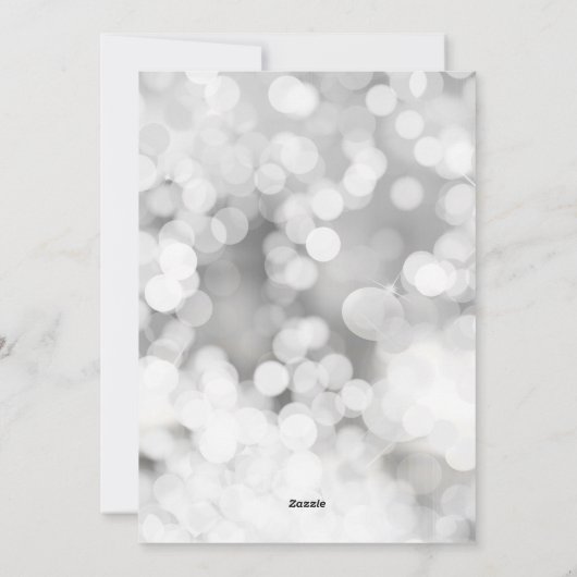 Vrolijk en helder kerstfeest feestdagenkaart (Achterkant)