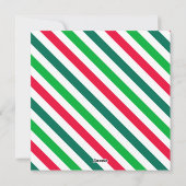 Vrolijk en helder kerstfeest feestdagenkaart (Achterkant)