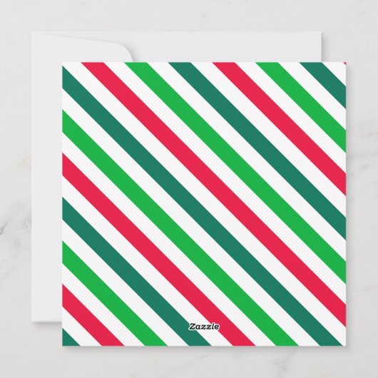 Vrolijk en helder kerstfeest feestdagenkaart (Achterkant)