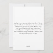 Vrolijk en helder kerstfeest feestdagenkaart (Achterkant)