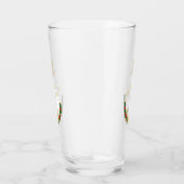 Vrolijk en helder kerstfeest glas (Rechts)