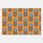 Vrolijk en helder kerstfeest inpakpapier vel (Voorkant)