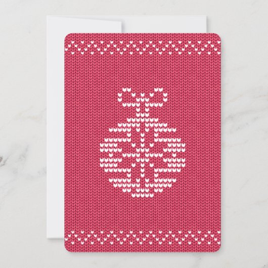 Vrolijk en helder kerstfeest kaart (Achterkant)