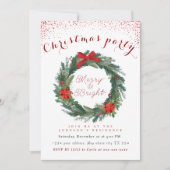 Vrolijk en helder kerstfeest kaart (Voorkant)