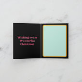 Vrolijk en helder kerstfeest kaart (Binnen)