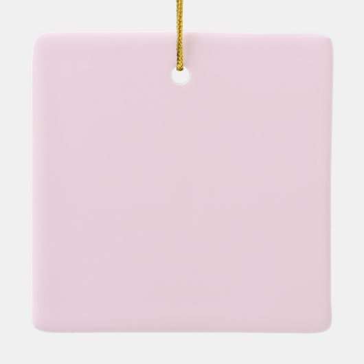 Vrolijk en helder kerstfeest keramisch ornament (Achterkant)