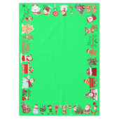 Vrolijk en helder kerstfeest | Middelgroot Tafelkleed (Voorkant)