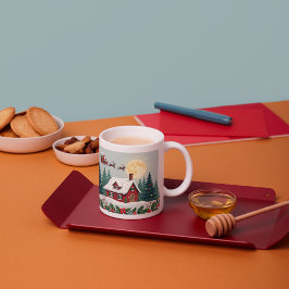 Vrolijk en helder kerstfeest Mok