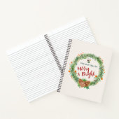 Vrolijk en helder kerstfeest notitieboek (Binnen)