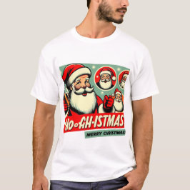 Vrolijk en helder kerstfeest t-shirt