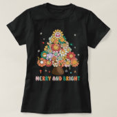 Vrolijk en helder kerstfeest t-shirt (Design voorkant)