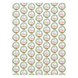 Vrolijk en helder kerstfeest tafelkleed