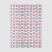 Vrolijk en helder kerstfeest tissuepapier (Voorkant)