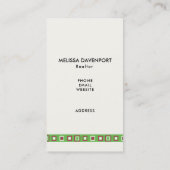 Vrolijk en helder kerstfeest visitekaartje (Achterkant)