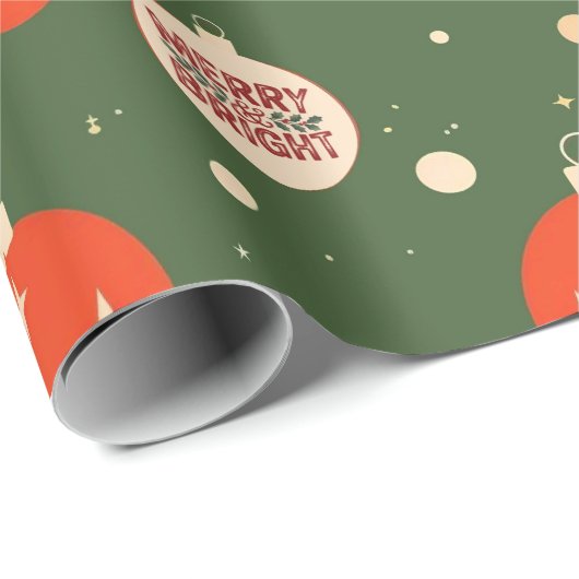 Vrolijk en helder kerstfoto cadeaupapier (Rol Hoek)