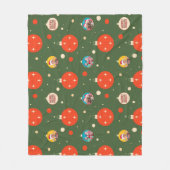 Vrolijk en helder kerstfoto fleece deken (Voorkant)