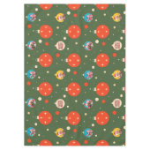 Vrolijk en helder kerstfoto tafelkleed (Voorkant)