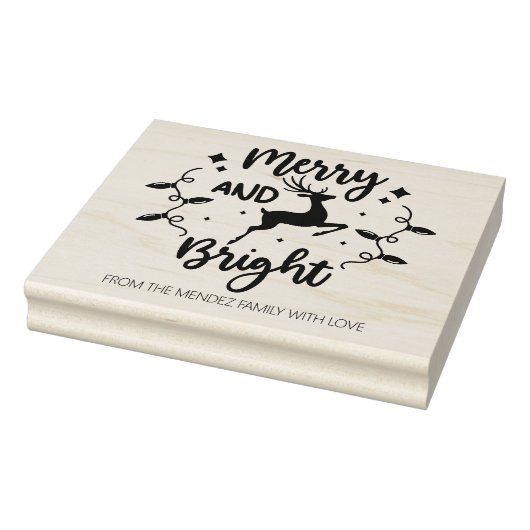 Vrolijk en helder, Kerstherten, Familie Groot Rubberstempel (Stempel)