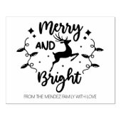 Vrolijk en helder, Kerstherten, Familie Groot Rubberstempel (Afrduk)