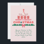 Vrolijk en helder Kerstmis 2023 Elegant Kleurrijk Kaart<br><div class="desc">Nodig uw dierbaren uit voor een magische kerstviering met deze elegante en kleurrijke uitnodiging. Met zijn feestelijke ontwerp en doordachte boodschap,  is deze uitnodiging zeker om de toon te zetten voor een vrolijk en helder vakantieseizoen.</div>