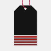 Vrolijk en helder, Kerstmis Cadeaulabel (Achterkant)