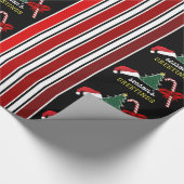 Vrolijk en helder, Kerstmis Cadeaupapier (Hoek)