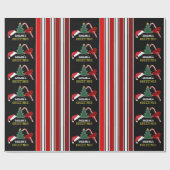 Vrolijk en helder, Kerstmis Cadeaupapier (Vlak)