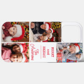 Vrolijk en helder Kerstmis Custom Photo Collage Case-Mate iPhone Case (Achterkant (horizontaal))