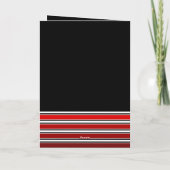 Vrolijk en helder, Kerstmis Kaart (Achterkant)