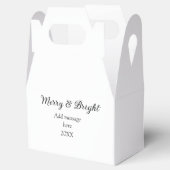 Vrolijk en helder kerstvakantie en berichtjaar bedankdoosjes (Geopend)