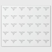 Vrolijk en helder kerstvakantie en berichtjaar cadeaupapier (Vlak)