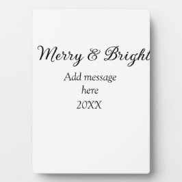 Vrolijk en helder kerstvakantie en berichtjaar fotoplaat