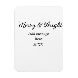 Vrolijk en helder kerstvakantie en berichtjaar magneet