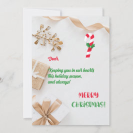 Vrolijk en helder kerstWenskaart Bedankkaart