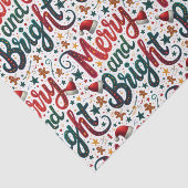 Vrolijk en helder kleurrijke feestelijke retrotypo tissuepapier (Detail)