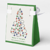 Vrolijk en helder licht Graphic Bedankdoosjes (Achterkant)