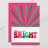 Vrolijk en helder - Maximalist Feestdagenkaart (Voorkant / Achterkant)