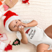 Vrolijk en helder met kerstmis romper