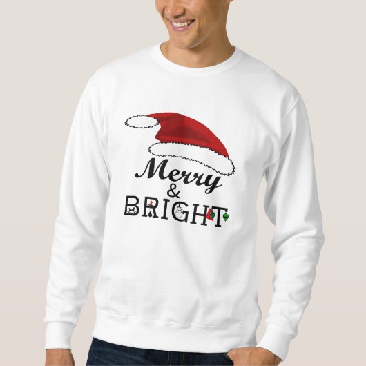 Vrolijk en helder met kerstmis trui (Voorkant)