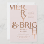 Vrolijk en helder minimalistisch kerstfeest kaart (Voorkant)