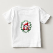 Vrolijk en helder Modern Kerst T-shirt (Achterkant)