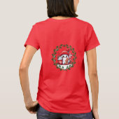 Vrolijk en helder Modern Kerst T-shirt (Achterkant)