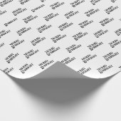 Vrolijk en helder moderne kersttypografie cadeaupapier (Hoek)