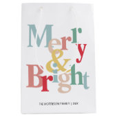Vrolijk en helder Moderne typografie Medium Cadeauzakje (Voorkant)