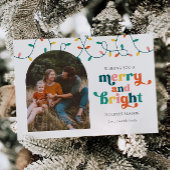 Vrolijk en helder Multi Photo Holiday Kaart